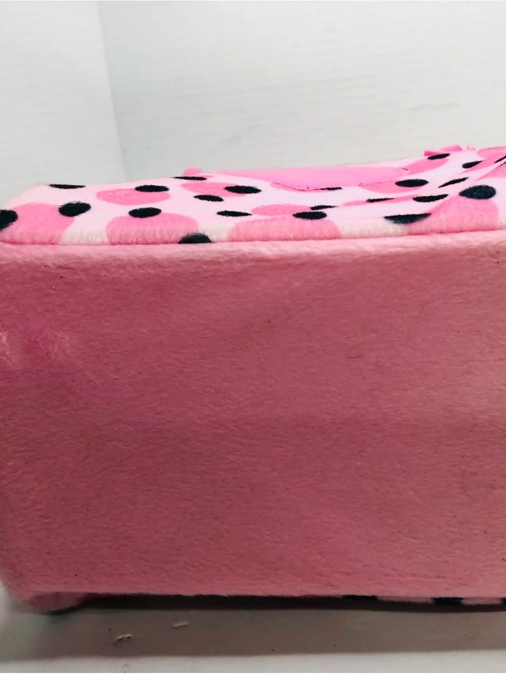 Emilio Pucci Pink Polka Dot Pet Carrier with Glossy Handles